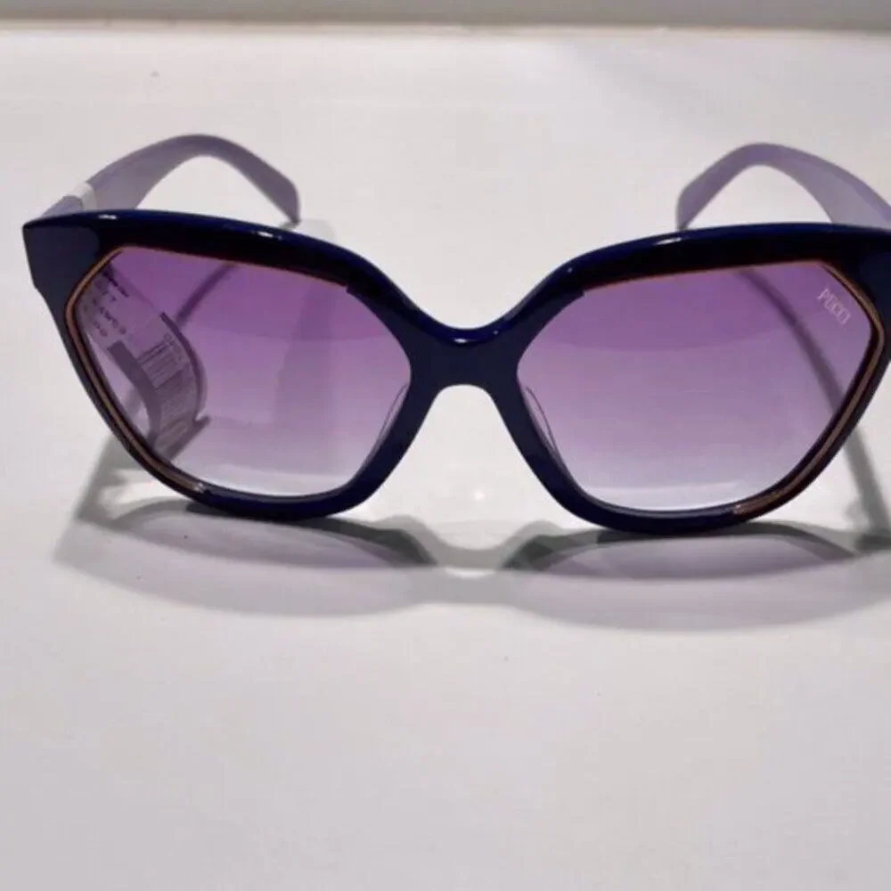Emilio Pucci 59mm Geometric Sunglasses Purple